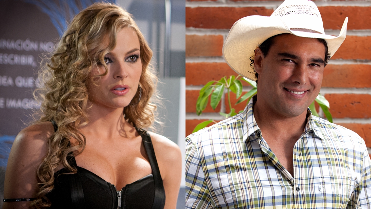 Kendra (Marjorie de Sousa) e Aguiar (Eduardo Yañez) em Amores Verdadeiros (Reprodução: Televisa S.A.)