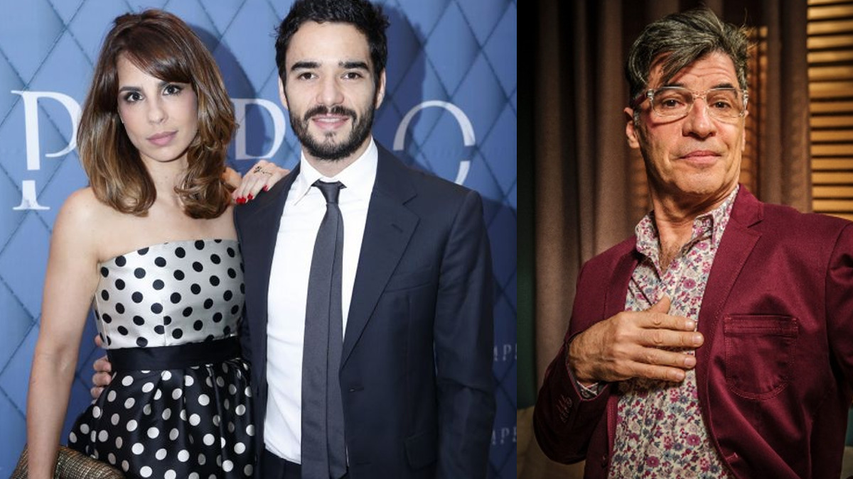 Maria Ribeiro, Caio Blat e Paulo Betty em Império (Reprodução/Globo)