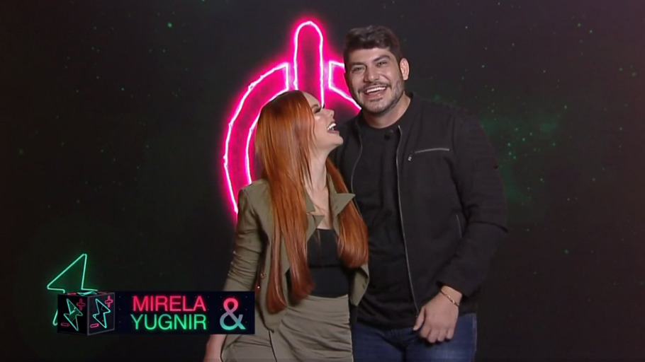 Mirela e Yugnir (Reprodução/Record TV)