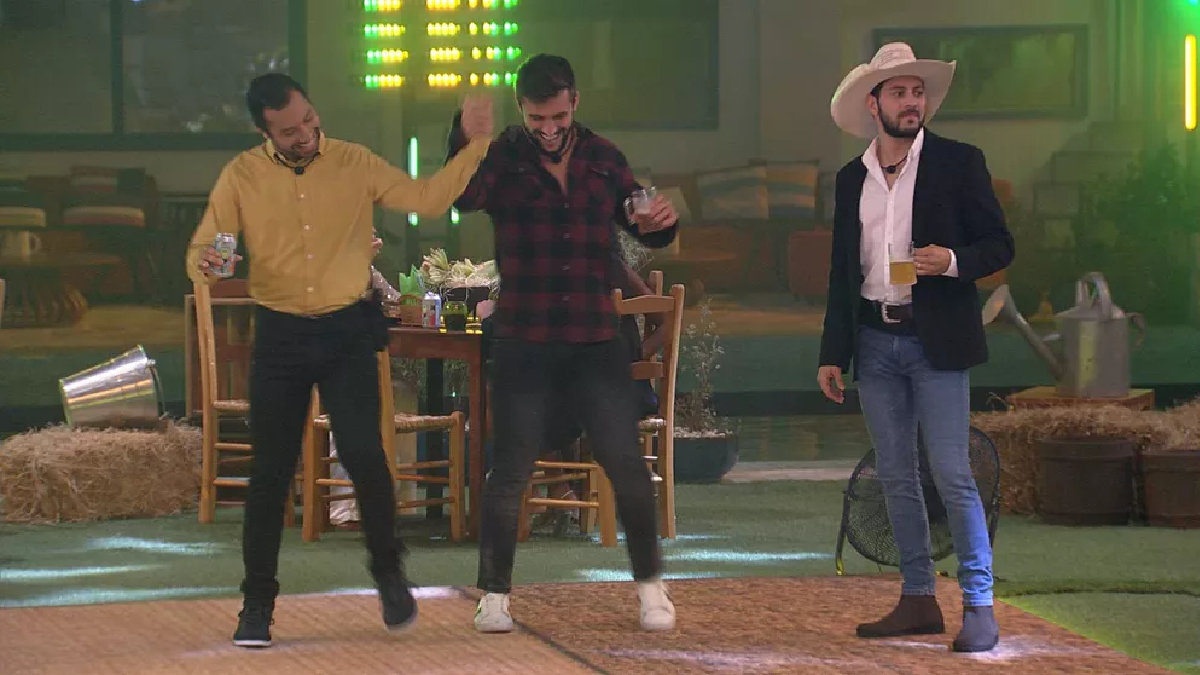 Gilberto, Arthur e Caio no BBB 21