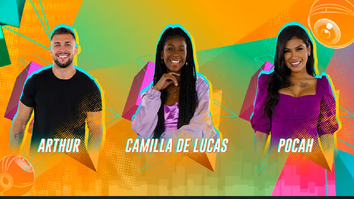 Arthur, Camilla de Lucas e Pocah estão no Paredão do BBB 21