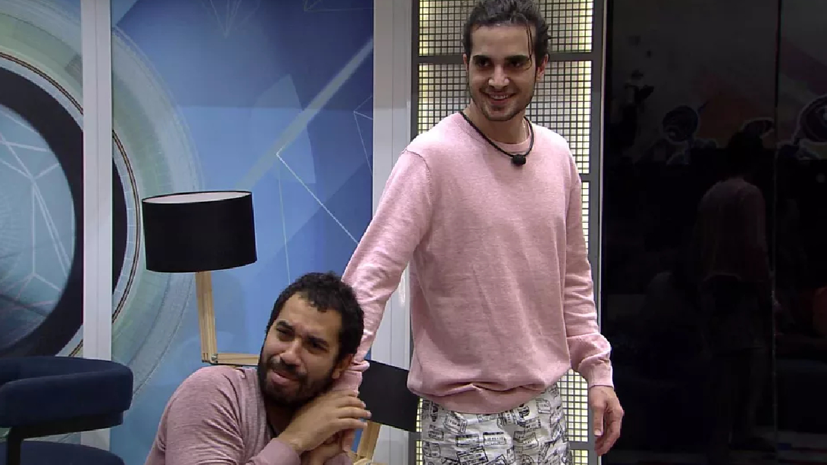 Gilberto e Fiuk no BBB 21