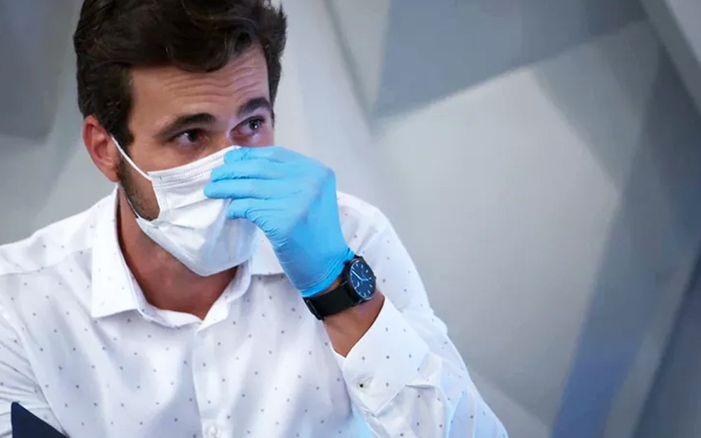 O personagem tem mania de limpeza (Reprodução/Globo)