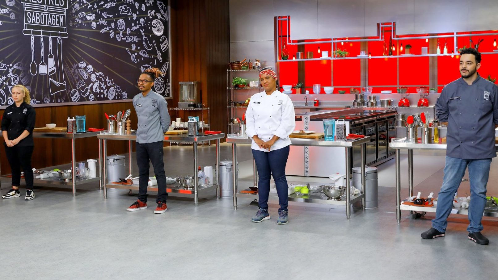 Participantes do primeiro episódio de Mestres da Sabotagem