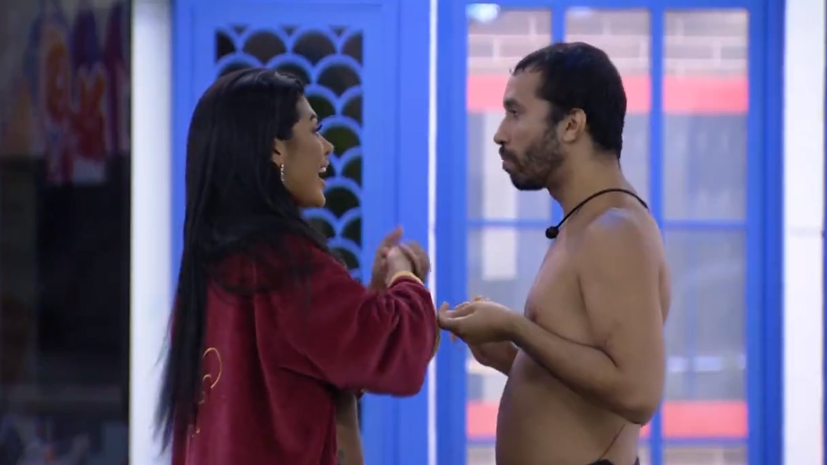 Pocah e Gilberto no BBB 21