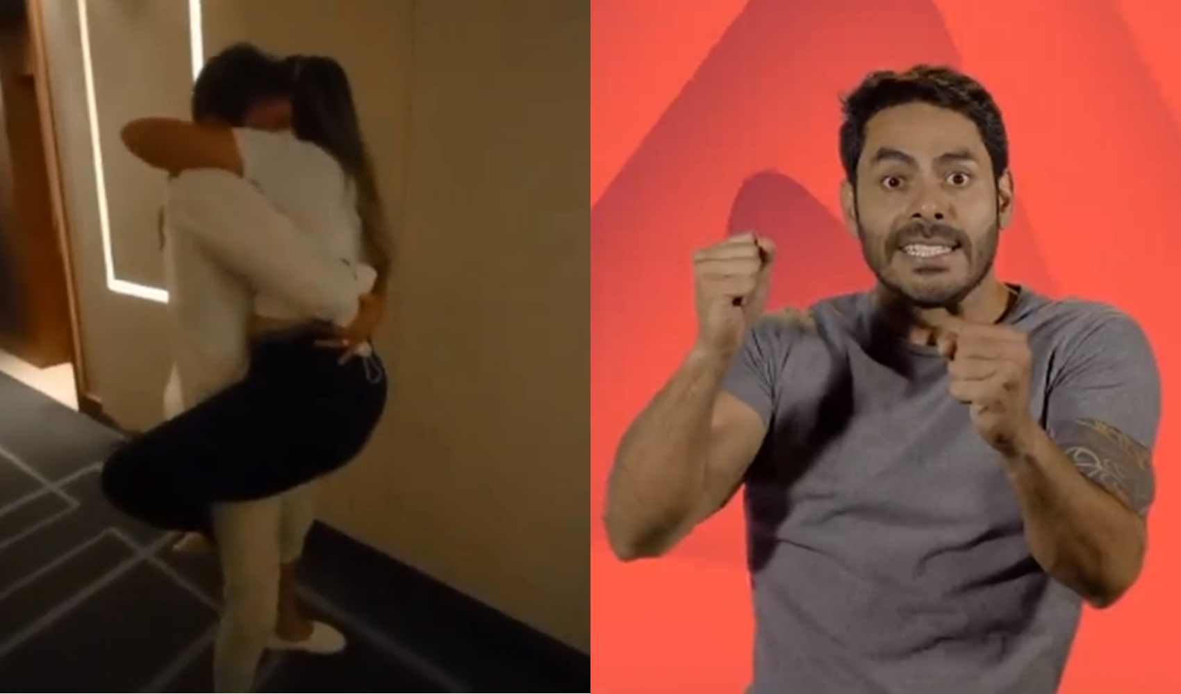 Rodolffo vibra com reencontro de Caio com a esposa fora do BBB 21 (Reprodução: Instagram)