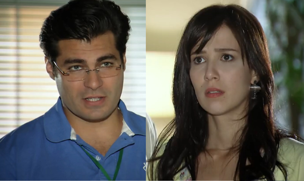 Lúcio (Thiago Lacerda) e Manu (Marjorie Estiano) em A Vida da Gente