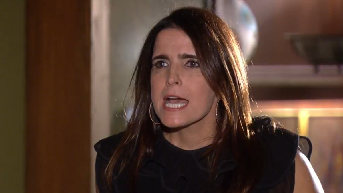 Suzana (Malu Mader) descobre quem é Victor Valentim (Reprodução/Globo)