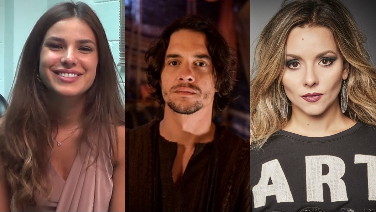 Thaís Melchior, Guilherme Boury e Letícia Tomazella (Reprodução/Montagem Observatório da TV)