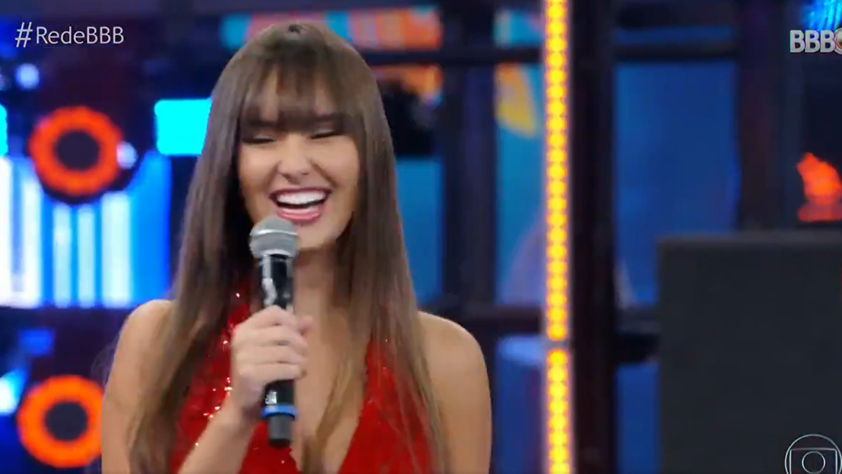 Thaís é zoada no Rede BBB (Reprodução/Globo)