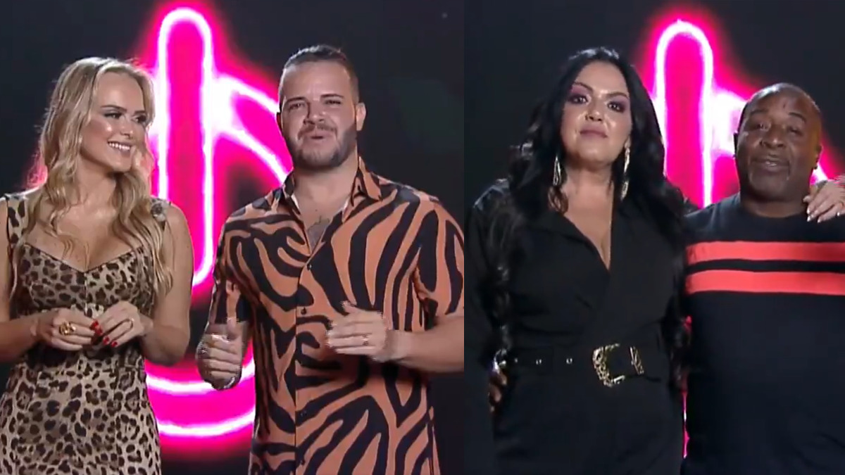Últimos casais do Power Couple Brasil (Reprodução/Record TV)
