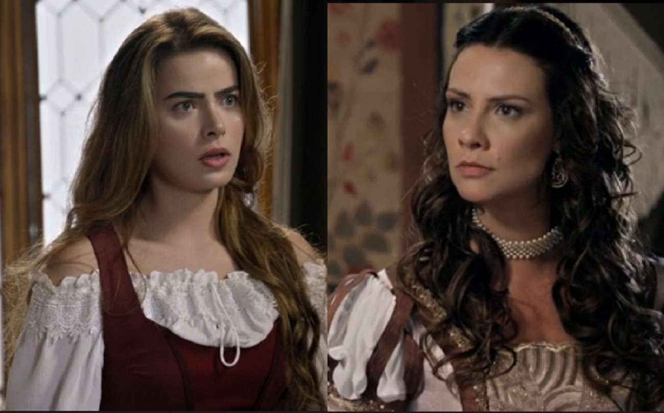 Pietra (Rayanne Morais) e Carmona (Camila Rodrigues) em Belaventura