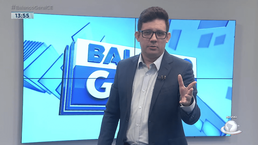 Erlan Bastos no Balanço Geral (Reprodução / TV Cidade)