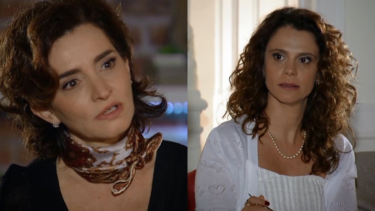 Vitória (Gisele Fróes) e Dora (Malu Galli) em cena de A Vida da Gente (Reprodução: Globo)