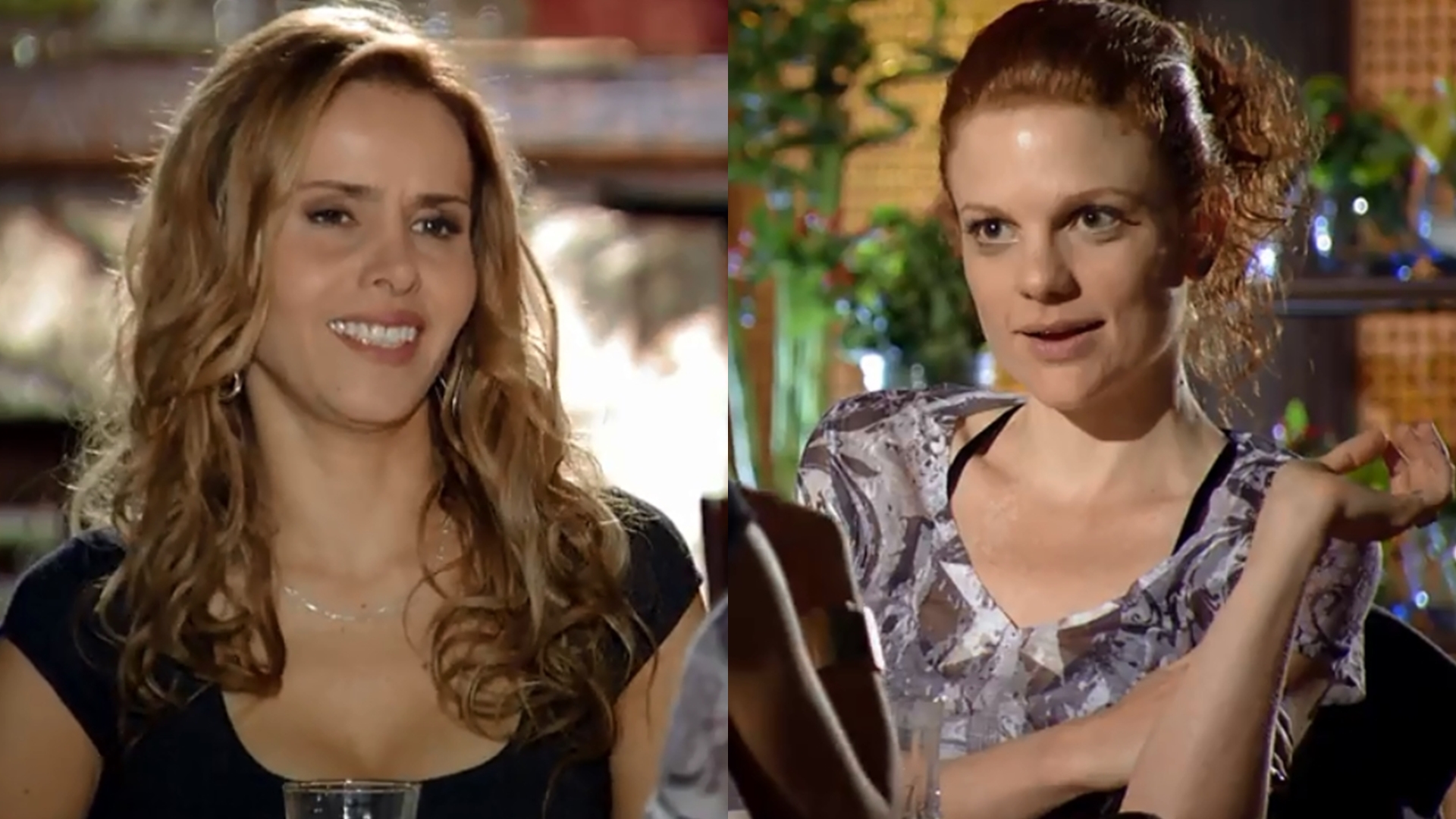 Fernanda (Maria Eduarda) e Celina (Leona Cavalli) em cena de A Vida da Gente (Reprodução: Globo)