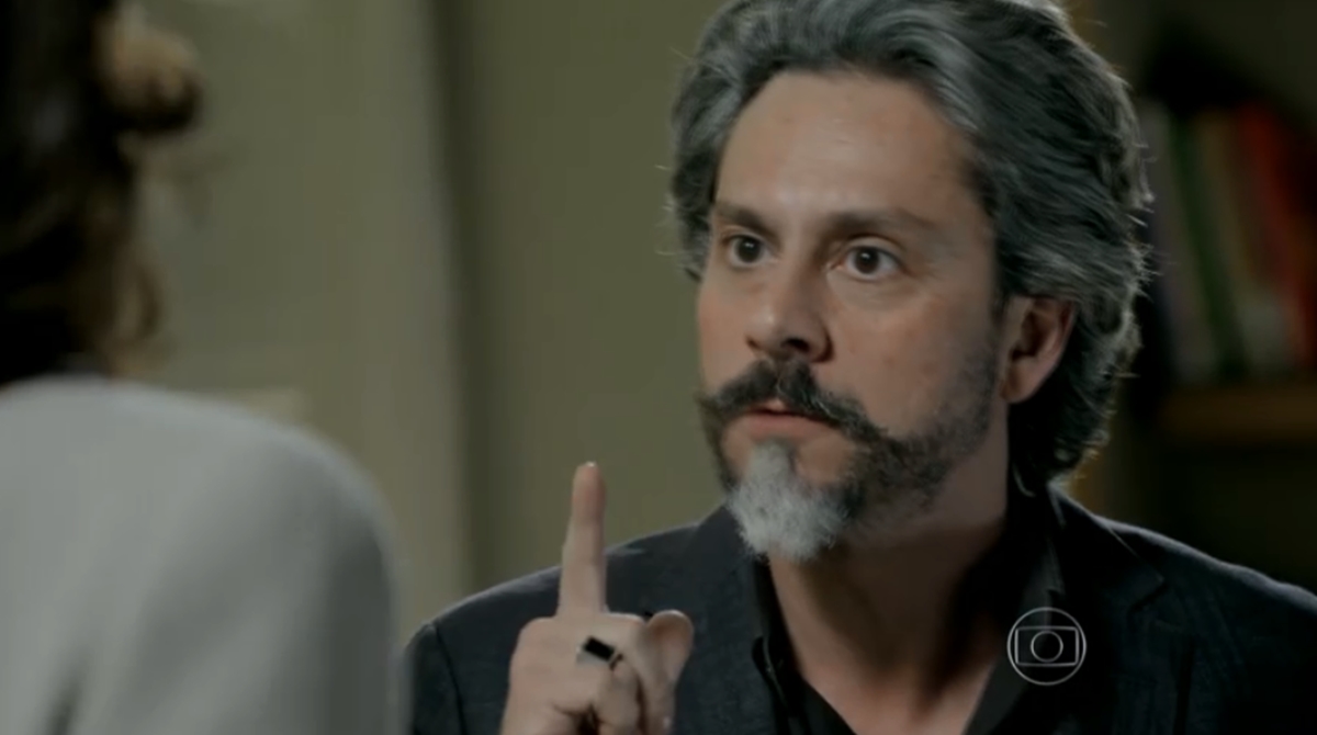 Alexandre Nero (Zé Alfredo) e Lilia Cabral (Maria Marta) em cena de Império (Reprodução: Globo)