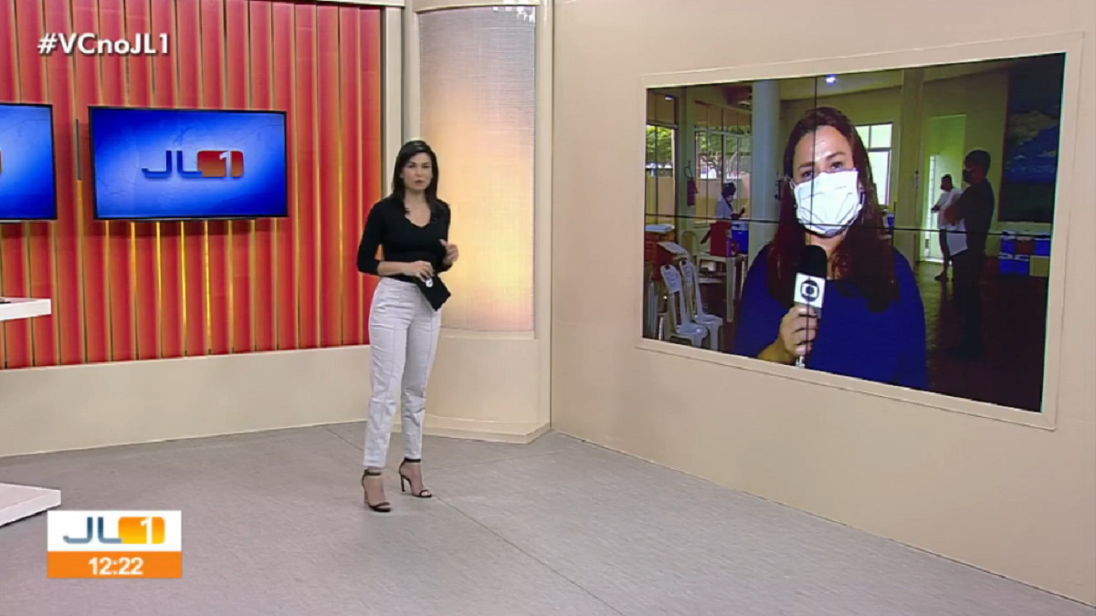 Priscilla Castro e Tatiane Lobato no Jornal Liberal 1º Edição