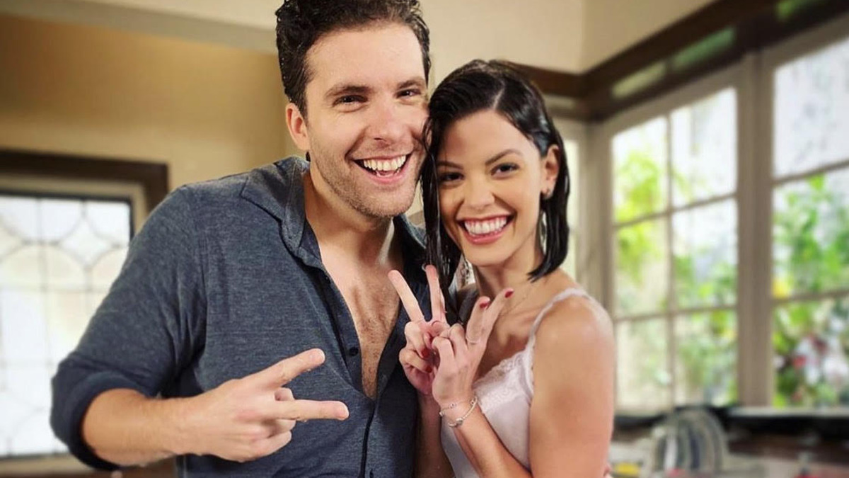Alan (Thiago Fragoso) e Kyra (Vitória Strada) em Salve-se Quem Puder (Reprodução/Globo)
