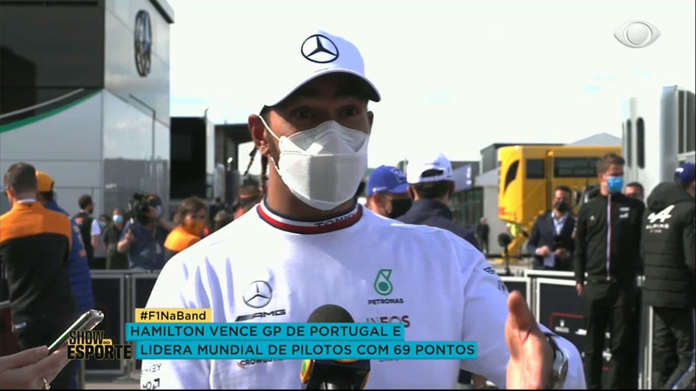 Lewis Hamilton na Band