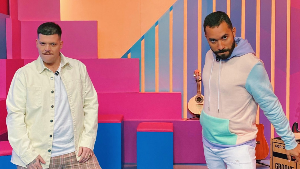 Gil do Vigor e Ferrugem no TVZ (Reprodução/Multishow)