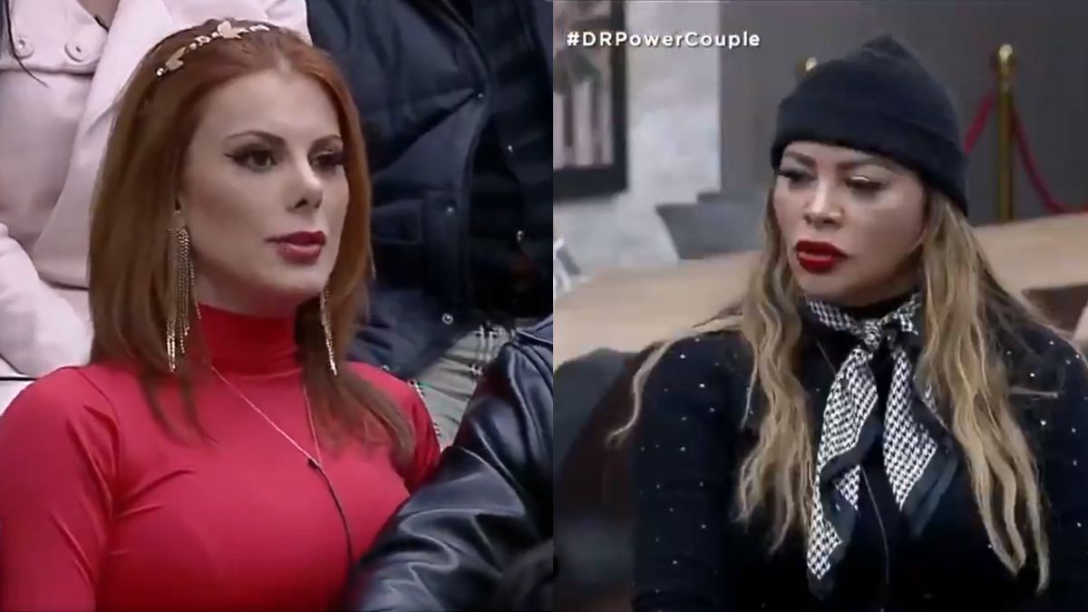 Deborah e Márcia Fellipe no Power Couple (Reprodução/Record TV)