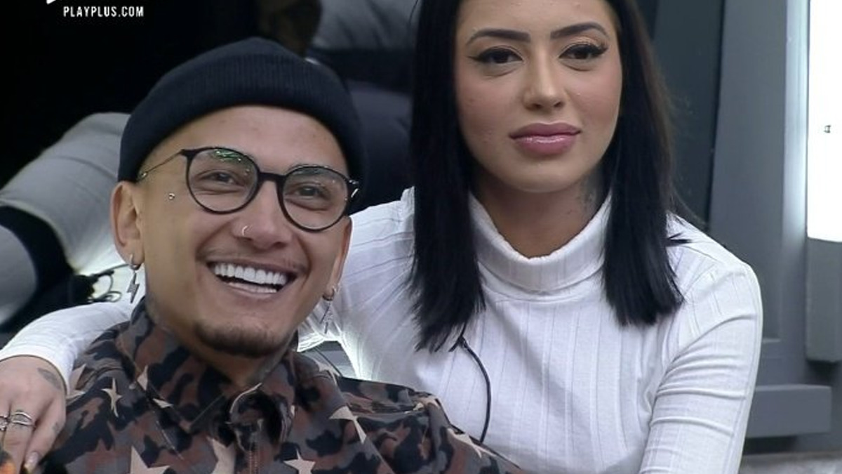 Dynho e Mirella no Power Couple (Reprodução/Record TV)
