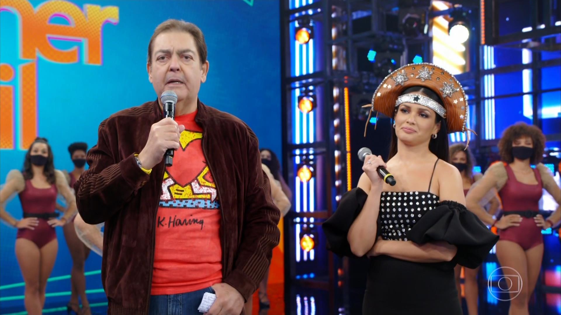 Fausto Silva e Juliette