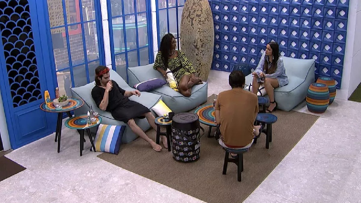 Fiuk, Camilla de Lucas, Juliette e Gilberto no BBB 21