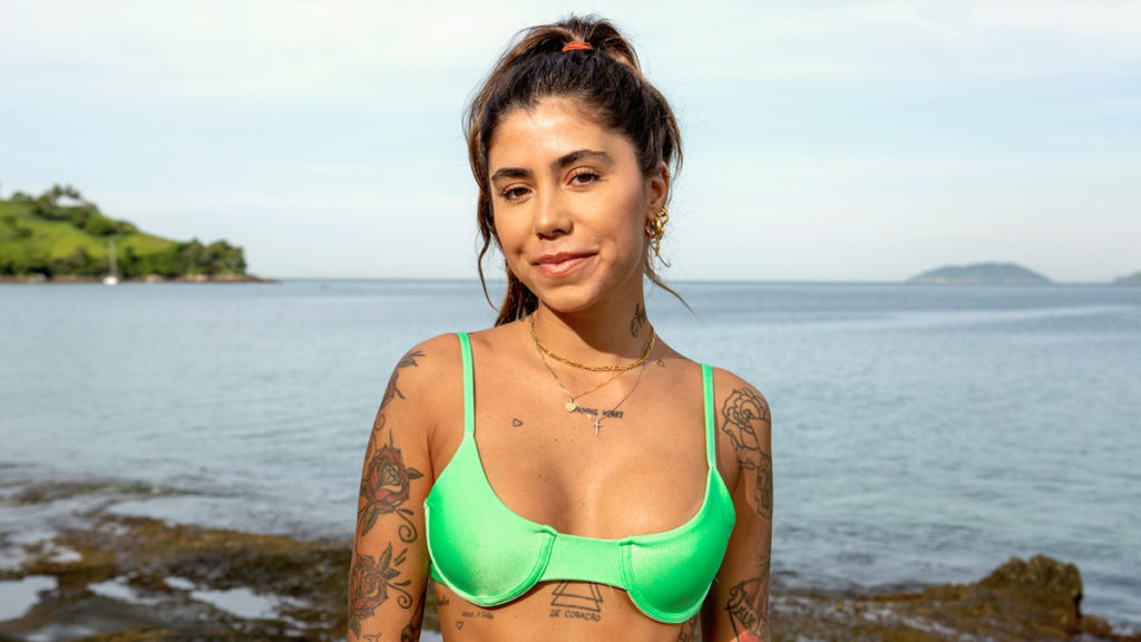 Gabi Rippi chega no De Férias com o Ex Celebs (Reprodução/MTV)