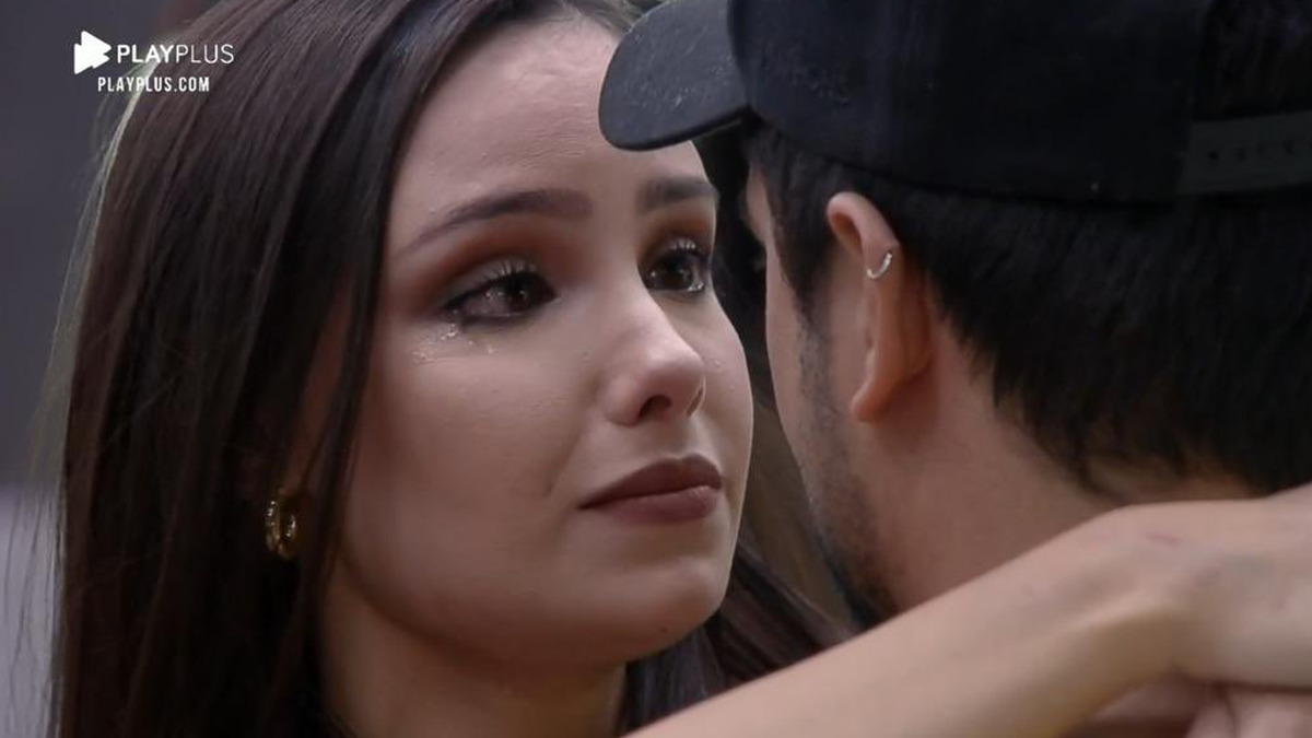Geórgia e Thiago no Power Couple (Reprodução/Record TV)