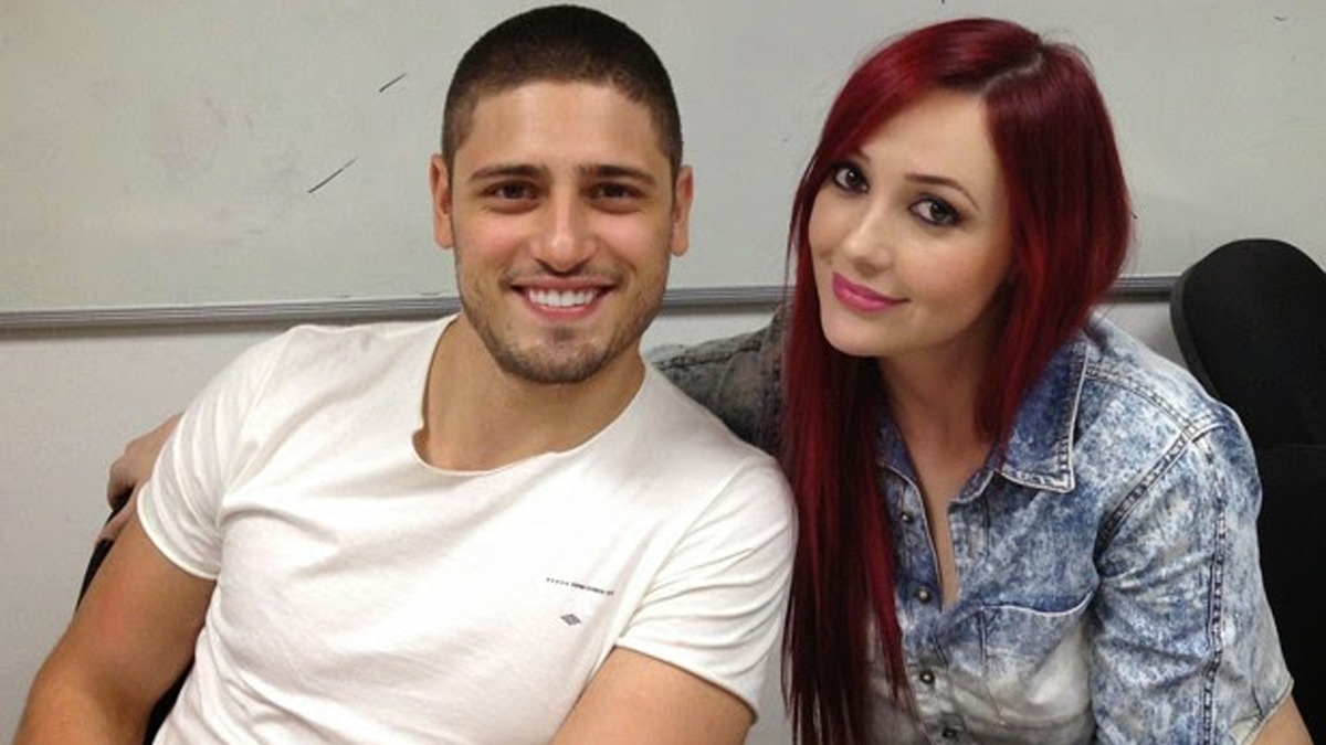 João Lucas (Daniel Rocha) e Du (Josie Pessoa) em Império (Reprodução/Globo)
