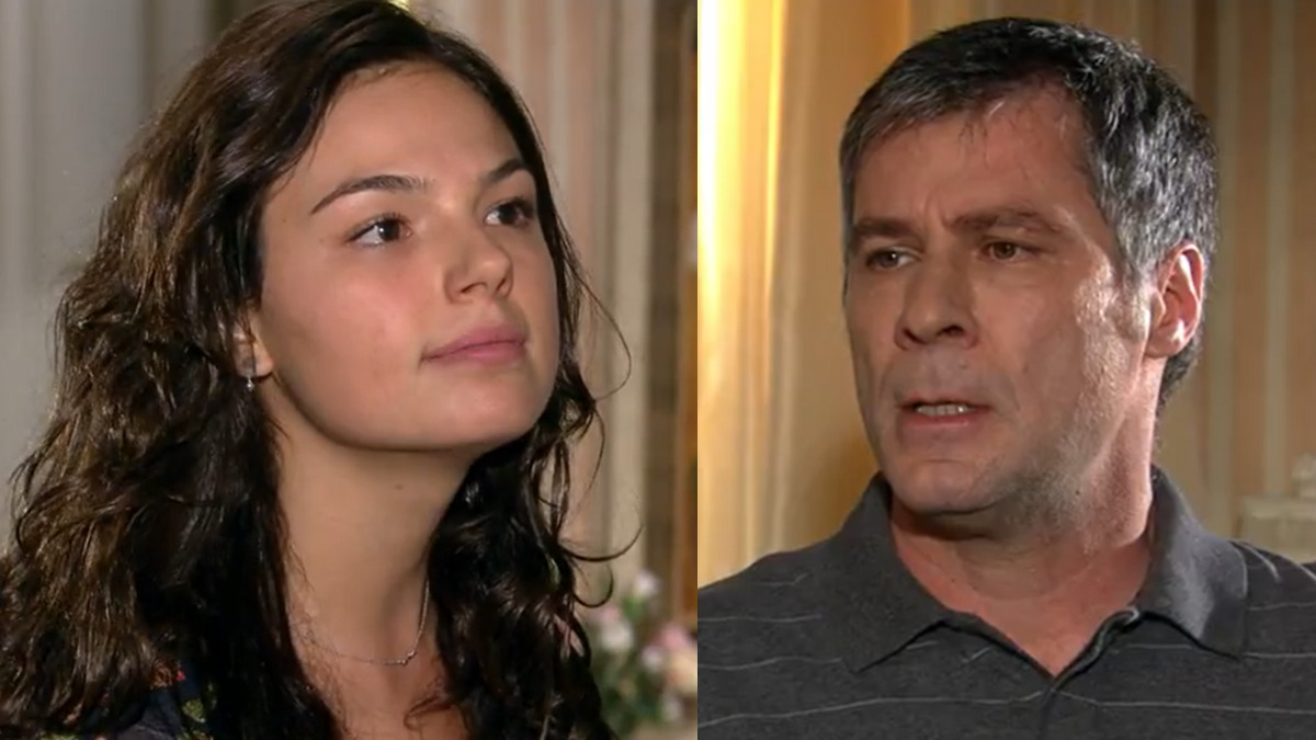 Marcela (Isis Valverde) e Gustavo (Leopoldo Pacheco) em Ti Ti Ti (Reprodução/Globo)