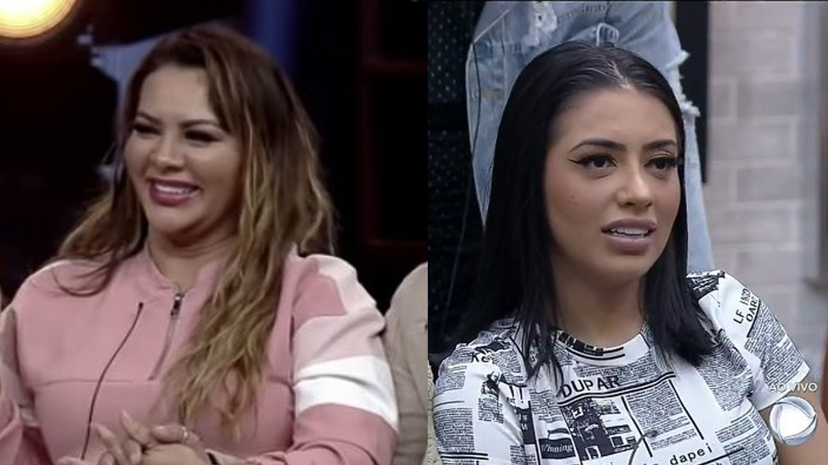 Márcia Fellipe e MC Mirella no Power Couple (Reprodução/Record TV)