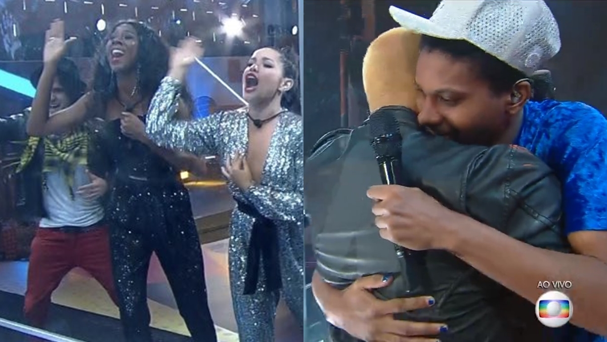Lucas Penteado se apresenta na final do BBB 21 ao lado de Projota e emociona (Reprodução: Globo)