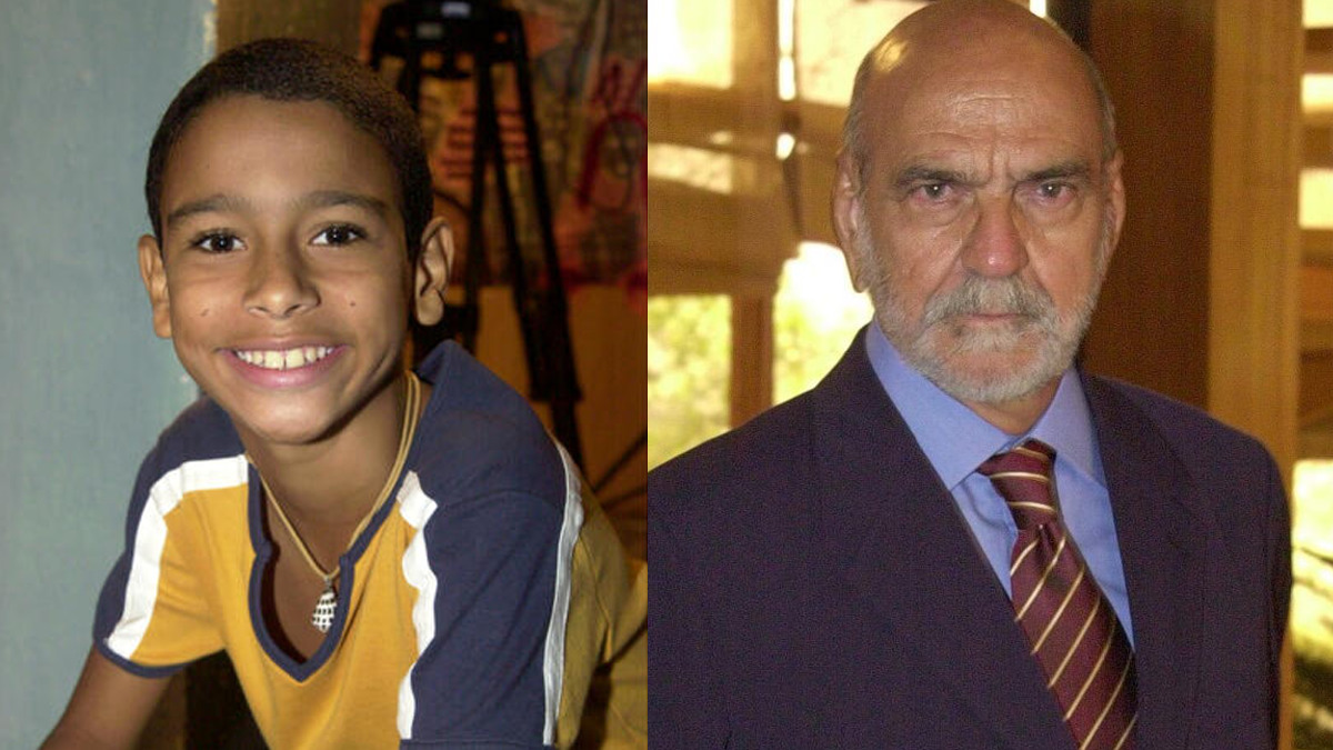 Raí (Sérgio Malheiros) e Afonso (Lima Duarte) em Da Cor do Pecado (Reprodução/Globo)