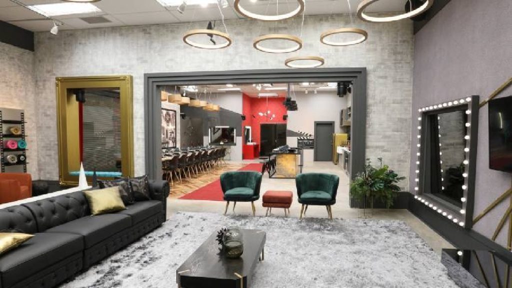 Sala de estar do Power Couple Brasil