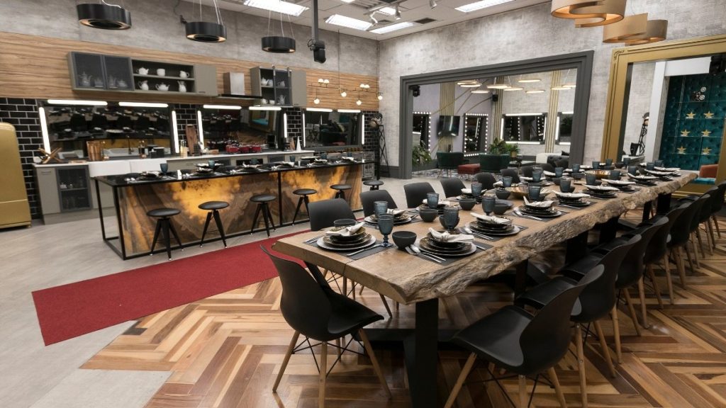 Sala de jantar e Cozinha do Power Couple Brasil