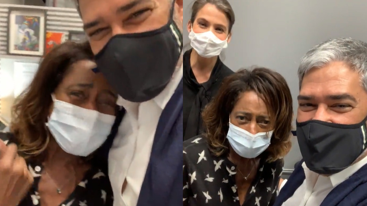 William Bonner e Glória Maria (Reprodução/Instagram)