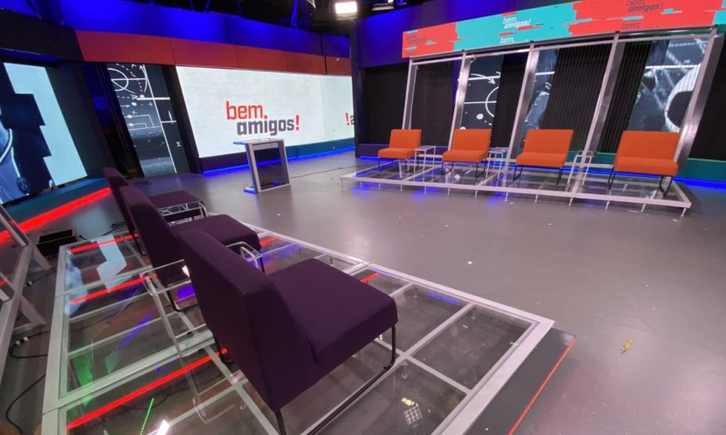 Cenário de Bem, Amigos!, no SporTV