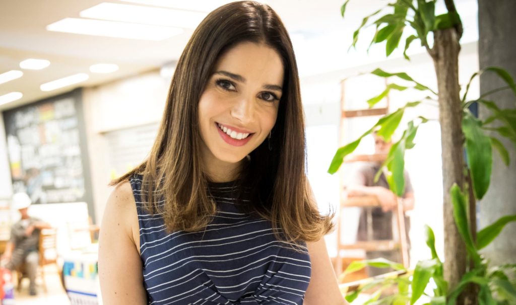 Sabrina Petraglia nos bastidores de Salve-se Quem Puder (Divulgação/Rede Globo)