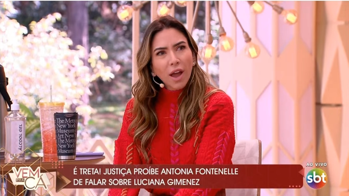 Patrícia Abravanel na apresentação do Vem pra Cá, no SBT (Reprodução: SBT)