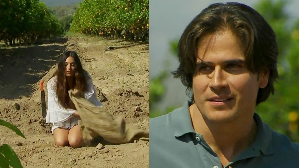 Ana Brenda (Maricruz) e Daniel Arenas em cena de Coração Indomável (Reprodução: Televisa S.A.)