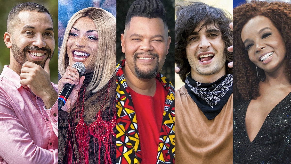 Gilberto, Pabllo Vittar, Babu Santana, Fiuk e Thelma