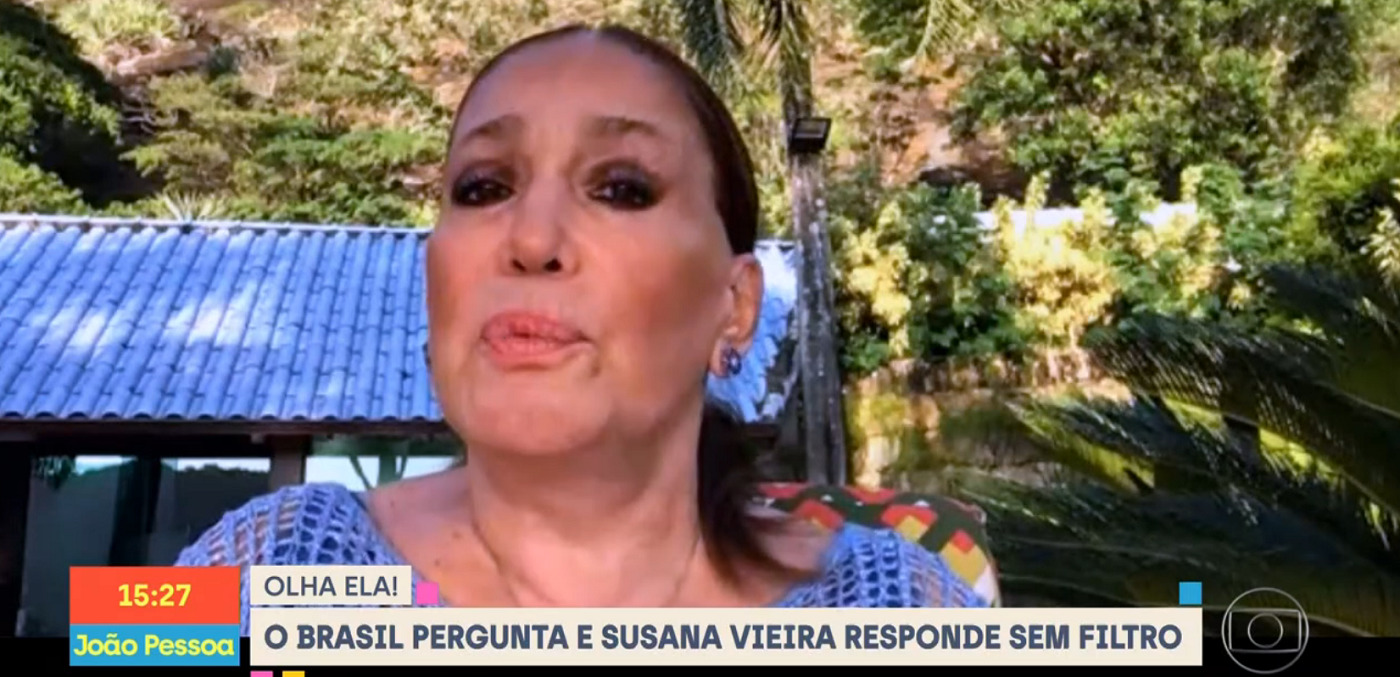 Susana Vieira durante o Se Jogo