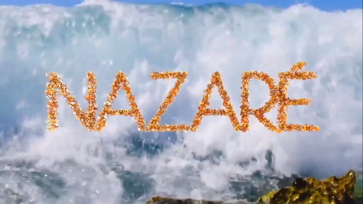 Logotipo da novela portuguesa Nazaré