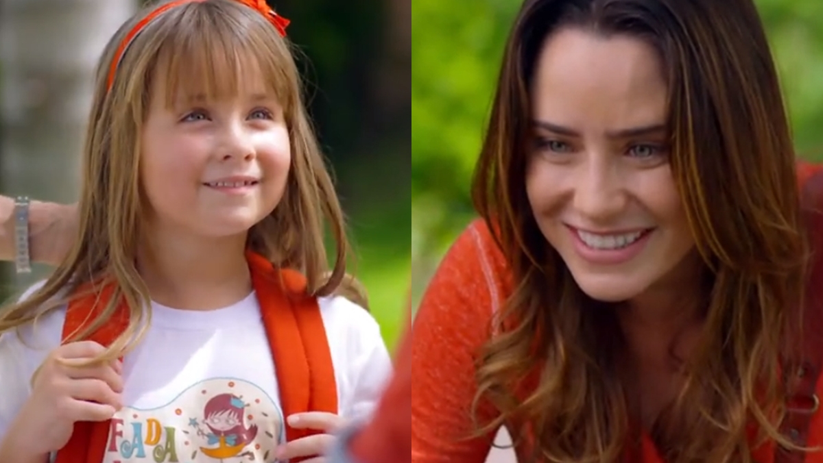 Julia (Jesuela Moro) e Ana (Fernanda Vasconcellos) em cena ade A Vida da Gente (Reprodução: Globo)