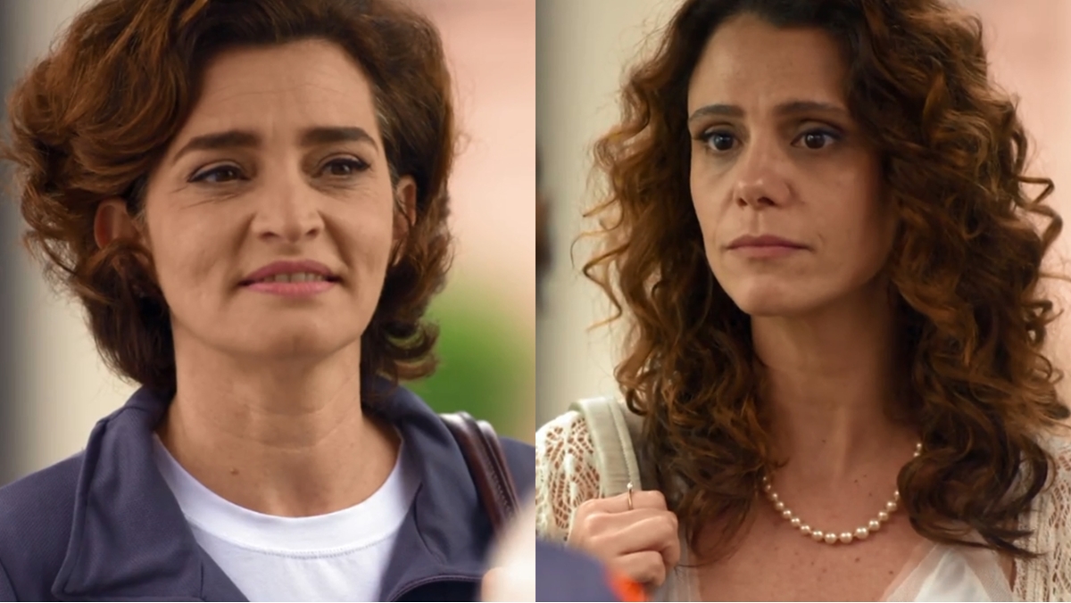Vitória (Gisele Fróes) e Dora (Malu Galli) em cena de A Vida da Gente (Reprodução: Globo)