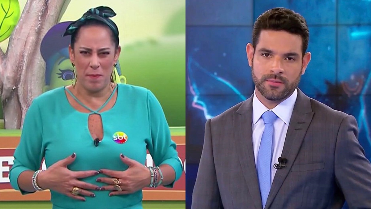 Silvia Abravanel apresenta o Bom Dia e Cia e Darlisson Dutra o Primeiro Impacto (Reprodução: SBT)