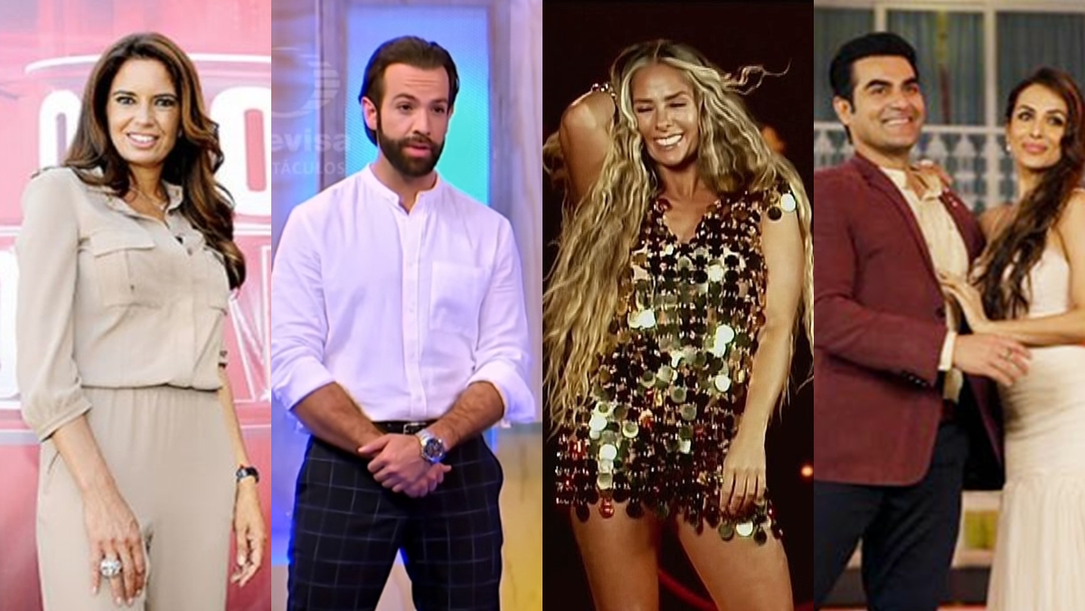 Apresentadores do Power Couple em versões pelo mundo (Reprodução/Montagem Observatório da TV)