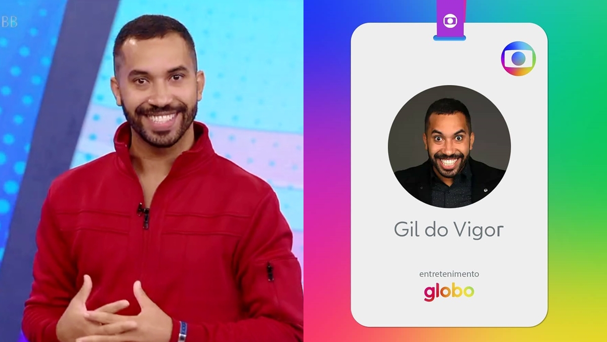 Gilberto, do BBB 21, assina contrato com a Globo (Reprodução/Montagem Observatório da TV)